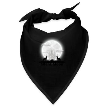 Silent Moon - Bandana - Schwarz - Vorne