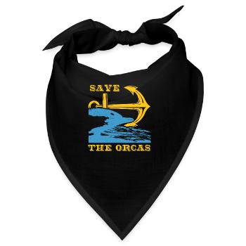 RETTET DELFINE DIE ORCAS - Bandana - Schwarz - Vorne