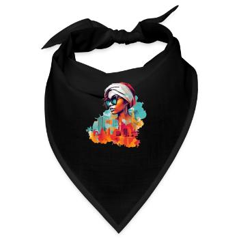 Urbane Mama - Bandana - Schwarz - Vorne