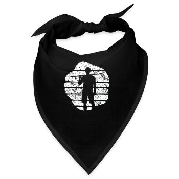 Floorball Unihockey FLOORBALL-Legende Floorballer - Bandana - Schwarz - Vorne