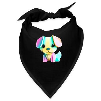 Puppy - Bandana - Schwarz - Vorne