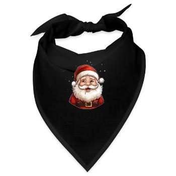 Santa Claus - Bandana - Schwarz - Vorne