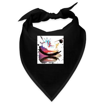 Splash - Bandana - Schwarz - Vorne