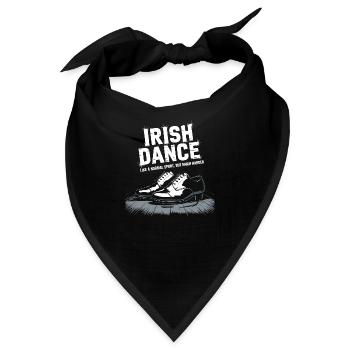 Die Kunst des Irish Dance - Bandana - Schwarz - Vorne