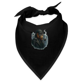 Sherlock Orang Utan Holmes - Bandana - Schwarz - Vorne