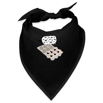 eier - Bandana - Schwarz - Vorne