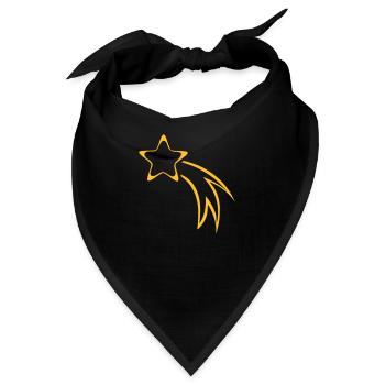 STERNSCHNUPPE - Bandana - Schwarz - Vorne