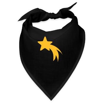 STERNSCHNUPPE - Bandana - Schwarz - Vorne