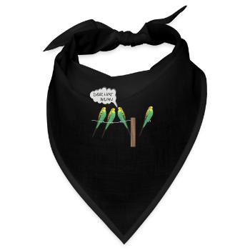 lustiges wlan - Bandana - Schwarz - Vorne