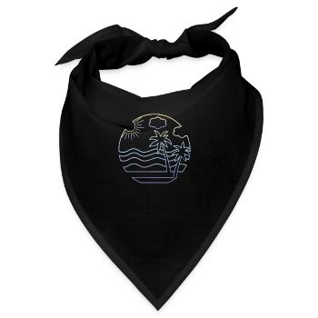 Strand - Bandana - Schwarz - Vorne