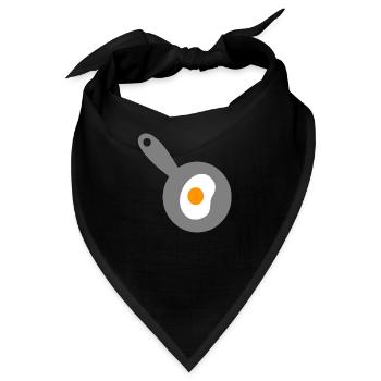 Spiegelei - Bandana - Schwarz - Vorne