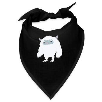 Yeti - Bandana - Schwarz - Vorne