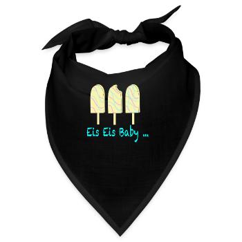 Eis Eis Baby - Bandana - Schwarz - Vorne