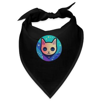 Astro Cat - Bandana - Schwarz - Vorne