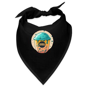 Bubble Trouble Bubble Tea - Bandana - Schwarz - Vorne