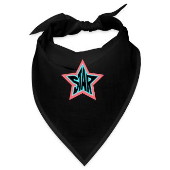 Star Stern - Bandana - Schwarz - Vorne