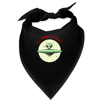 Kosmokomisch - Bandana - Schwarz - Vorne
