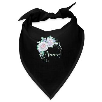 Für Anna - Bandana - Schwarz - Vorne