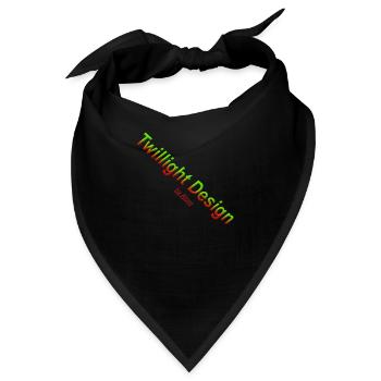 Logo Twillight Design - Bandana - Schwarz - Vorne