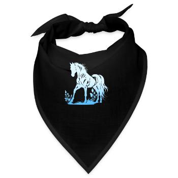 Cowboy Lustiger Cowboyhut Wild Western Rodeo Texas - Bandana - Schwarz - Vorne