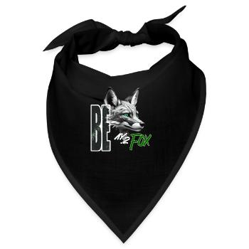 Sei Fuchs - Bandana - Schwarz - Vorne