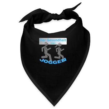 Joggen - Bandana - Schwarz - Vorne