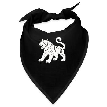 tiger - Bandana - Schwarz - Vorne