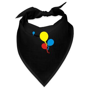 ballons - Bandana - Schwarz - Vorne