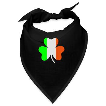 Shamrock - Bandana - Schwarz - Vorne