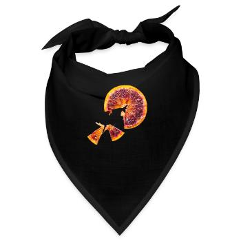Blutorange - Bandana - Schwarz - Vorne