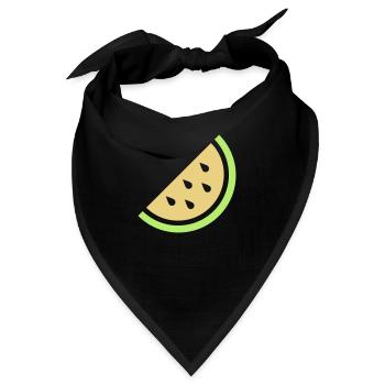 Melone - Bandana - Schwarz - Vorne