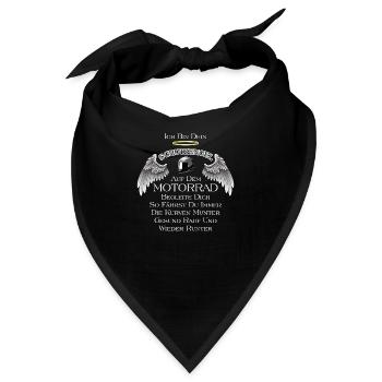 ICH BIN DEIN SCHUTZENGEL - Bandana - Schwarz - Vorne