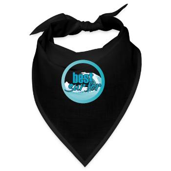 Surfer / Surfen: Best Surfer - Bandana - Schwarz - Vorne