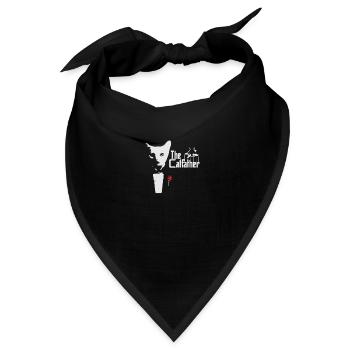 The Catfather - Bandana - Schwarz - Vorne