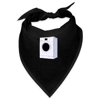 Waschmaschine - Bandana - Schwarz - Vorne