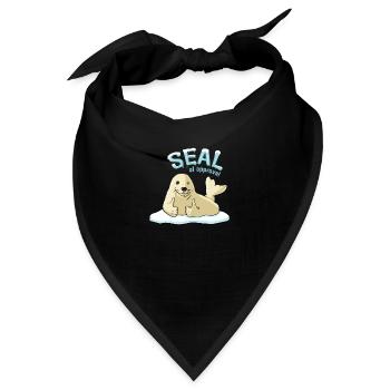 Gütesiegel - Bandana - Schwarz - Vorne