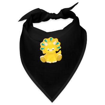 DINO - Bandana - Schwarz - Vorne