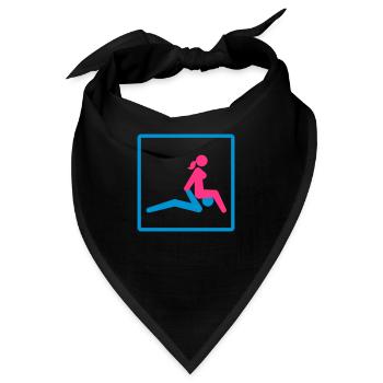 Kamasutra - Facesitting - Bandana - Schwarz - Vorne
