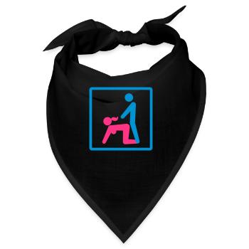 Kamasutra - Doggy Style - Bandana - Schwarz - Vorne