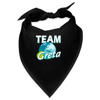 TEAM Greta - Bandana - Schwarz - Vorne