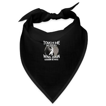 Wing Chun - Bandana - Schwarz - Vorne