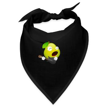Birne - Bandana - Schwarz - Vorne