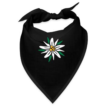 Edelweiss - Bandana - Schwarz - Vorne