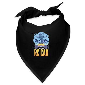 Old Man With A RC Car - Bandana - Schwarz - Vorne