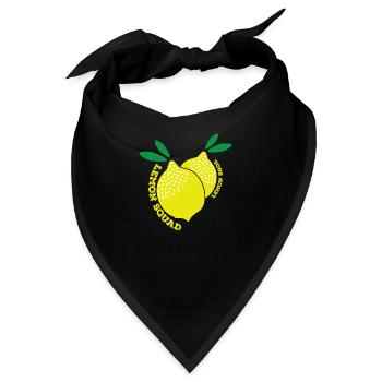 Lemon Squad Lemon Bros. - Bandana - Schwarz - Vorne