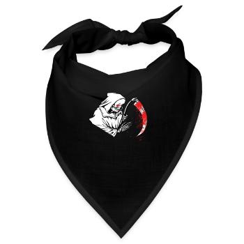 Tot mit blutiger Sense - Bandana - Schwarz - Vorne