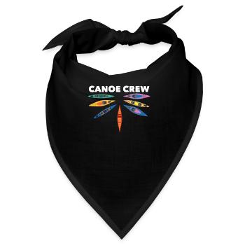 Canoe crew - Bandana - Schwarz - Vorne