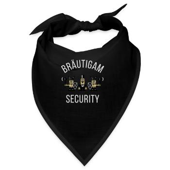 Bräutigam Security Wikinger (JGA / NEG) - Bandana - Schwarz - Vorne