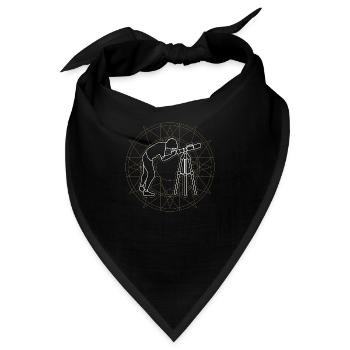 Astronomie - Bandana - Schwarz - Vorne