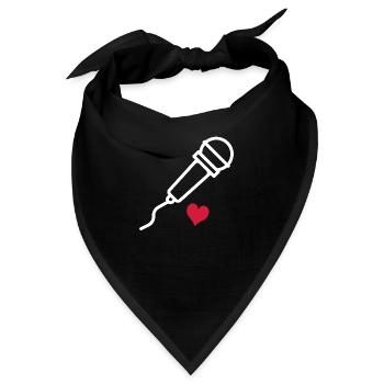 Singen - Bandana - Schwarz - Vorne
